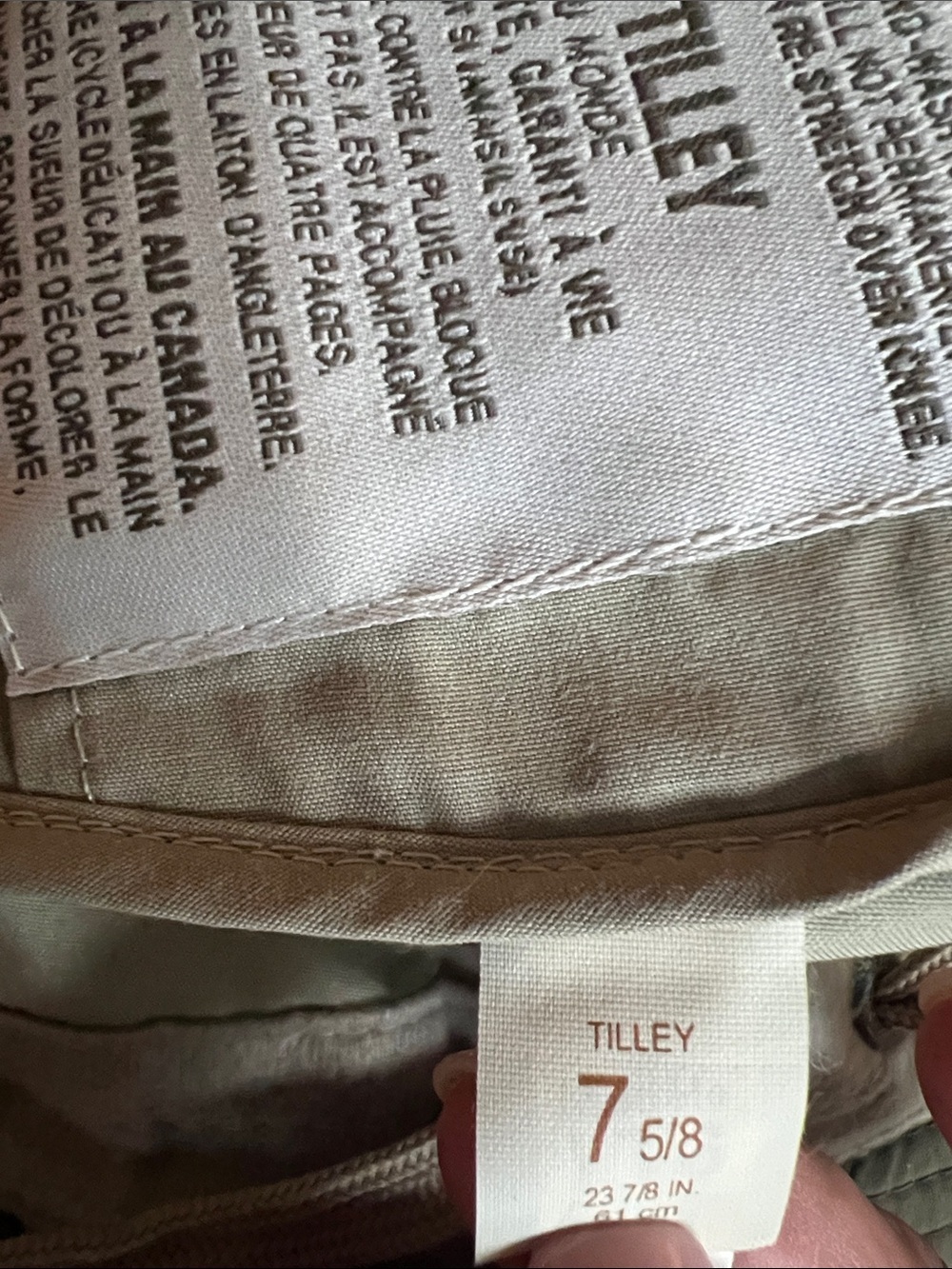 Size 7 5/8 TILLEY Augusta National Masters Golf Tournament Boonie Hat - Picture 7 of 9